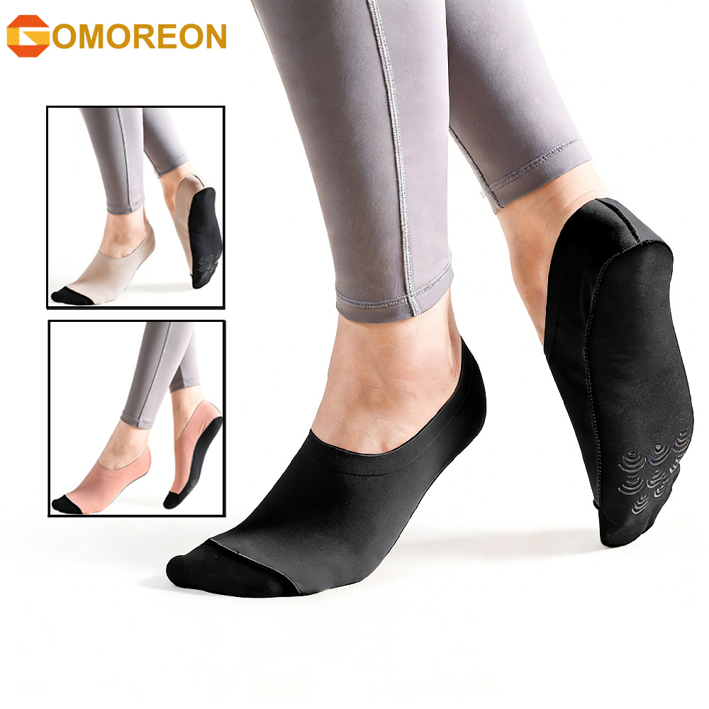 Grip Sock Yoga - ถุงเท้าโยคะ 1 คู่สำหรับผู้หญิง ถุงเท้ากันลื่นสำหรับโยคะ ถุงเท้าโยคะแบบเท้าเปล่า ของขวัญสำหรับผู้หญิง