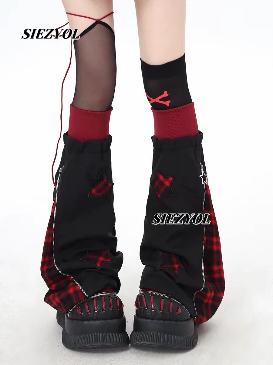 Boot Sock Slouchy - ถุงเท้าหุ้มขาลายสก็อตแบบดั้งเดิม 2026 รุ่นใหม่ น่ารัก ใช้งานได้หลากหลาย สำหรับสาวๆ
