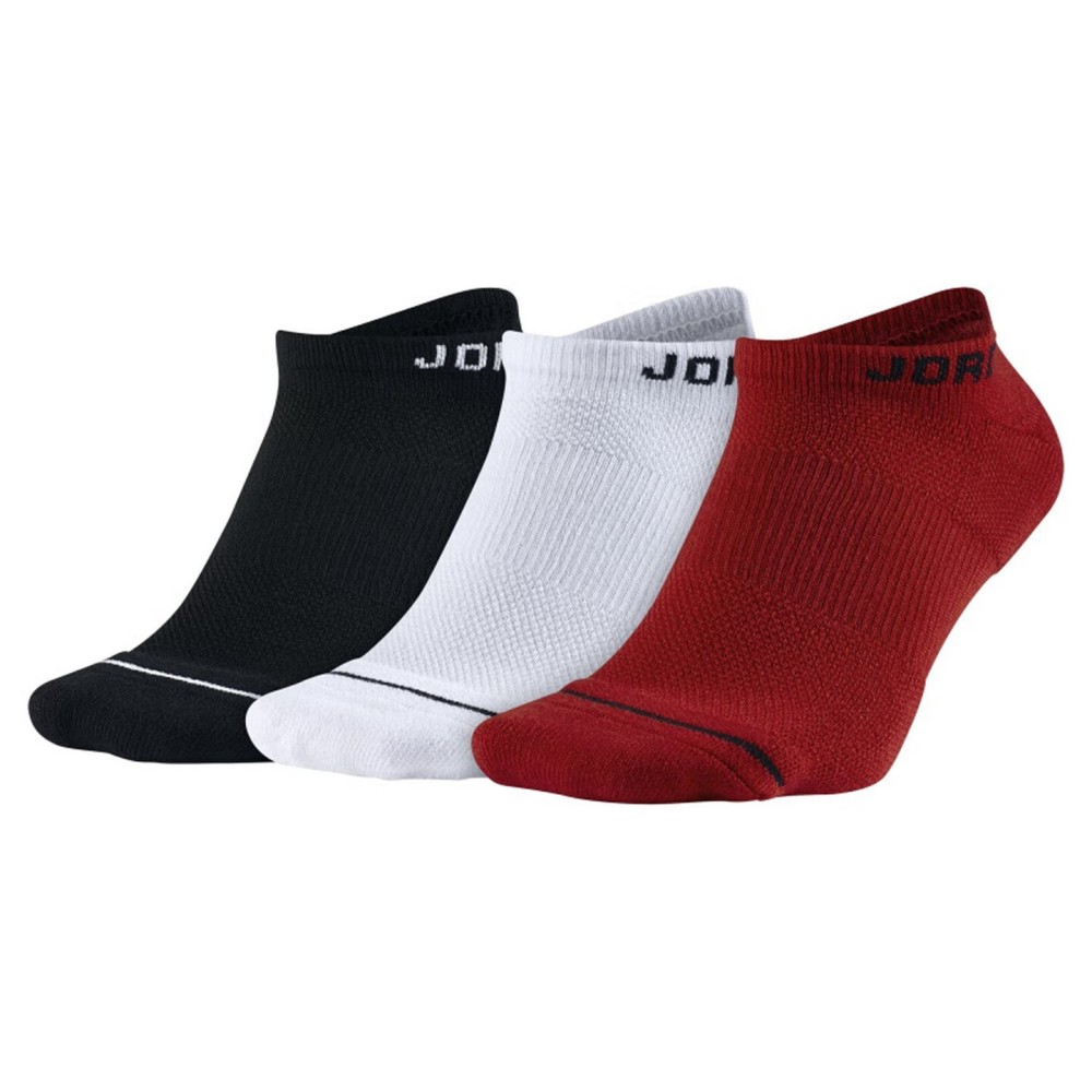 Cotton Crew Sock Pack - ถุงเท้ากีฬาไนกี้ ไมด์-คาลฟ์สำหรับผู้ชายและผู้หญิง, ถุงเท้าบาสเก็ตบอลแบบมีซับในเทอร์รี่, ถุงเท้าข้อสั้น, คละสี, 3