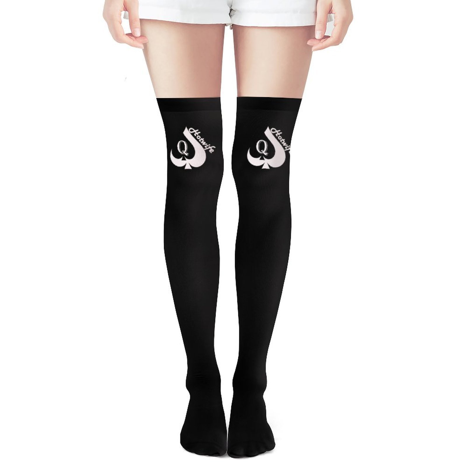 Knee High Sock Women - ถุงน่องยาวสไตล์สาวหวาน ถุงเท้ายาวมาตรฐานสำหรับภรรยา ถุงเท้าสำหรับการแสดง