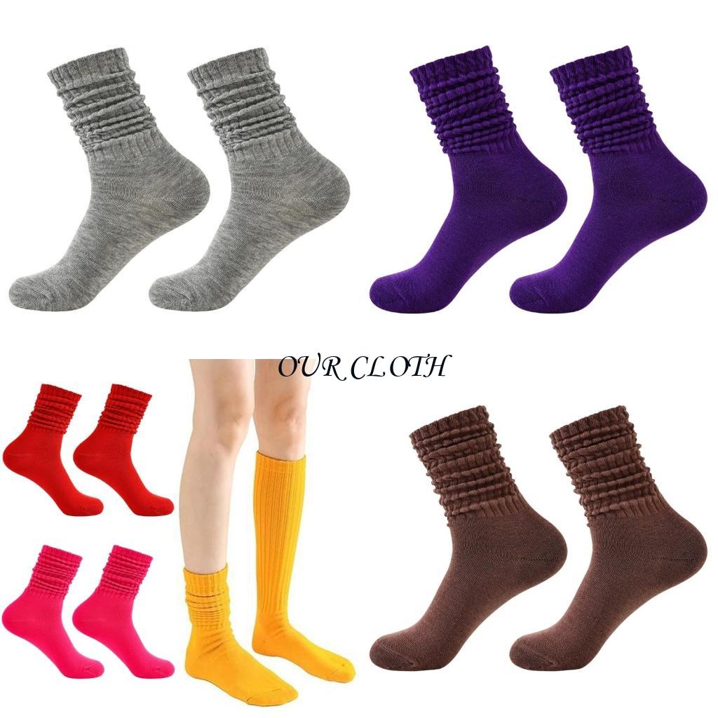 Boot Sock Slouchy - ถุงเท้า Slouch for Women ถุงเท้าที่อิดโรยนุ่มนวลเป็นพิเศษ