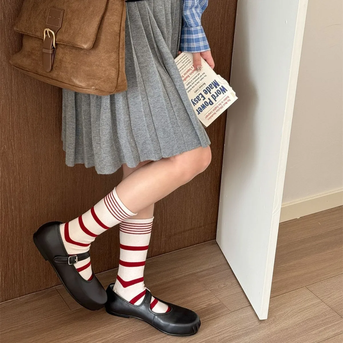 Silk Sock Bamboo - ฤดูหนาวเกาหลีลายขนสัตว์ผ้าไหมถุงเท้าผู้หญิง Keep WARM Soft Breathable กลางถุงเท้าสบายๆถุงเท้าทุกวัน