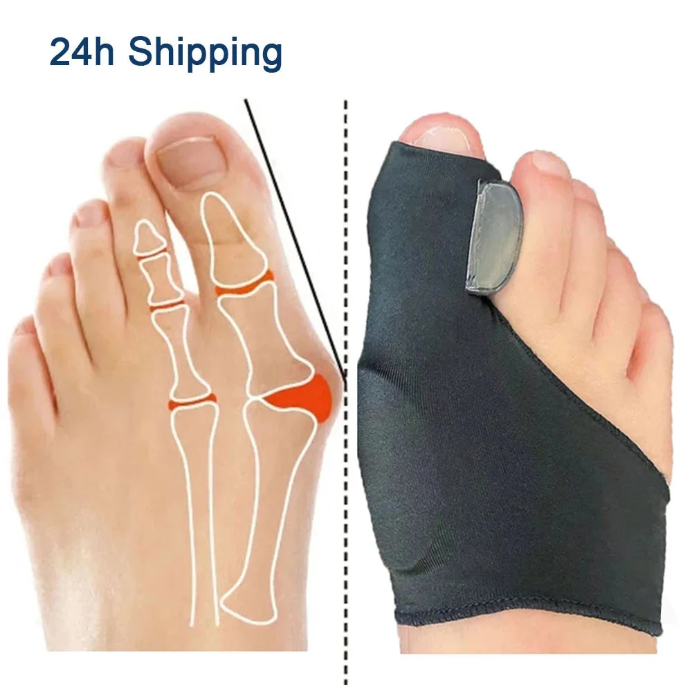 Ankle Brace Sock - 2 ชิ้น Toe Separator Hallux Valgus