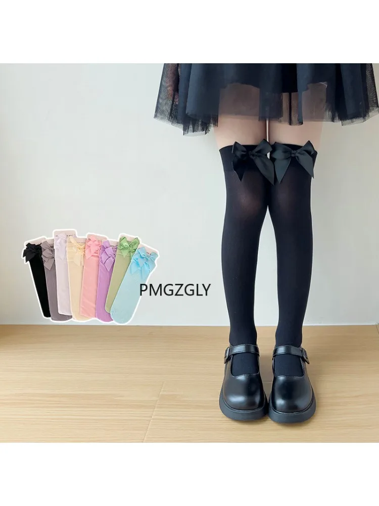 ถุงน่องเด็กผู้หญิง * ถุงเท้าเข - Thigh High Sock Stay Up บทวิจารณ์และราคา