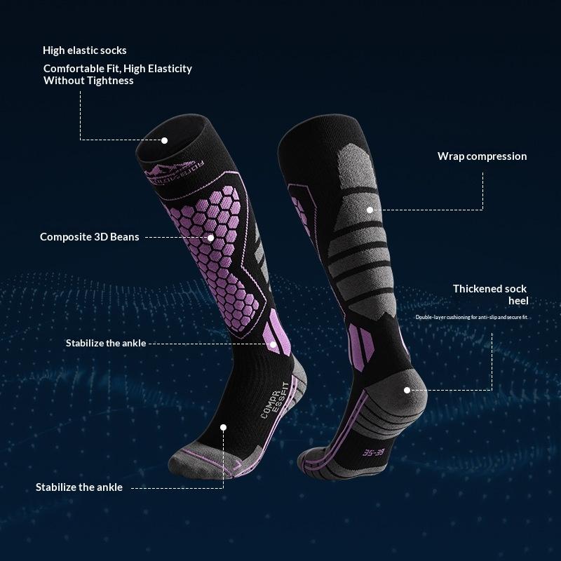 ถุงเท้ากันหนาวแบบหนา 1 คู่ สำห - Thermal Sock Winter บทวิจารณ์และราคา