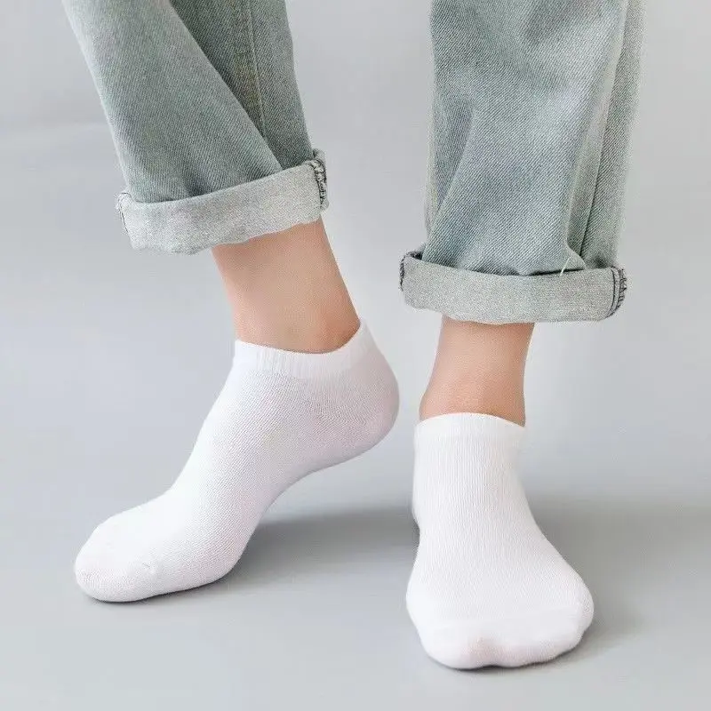ถุงเท้าข้อสั้นแบบเรียบง่าย สีพ - Ankle Sock Low Cut บทวิจารณ์และราคา