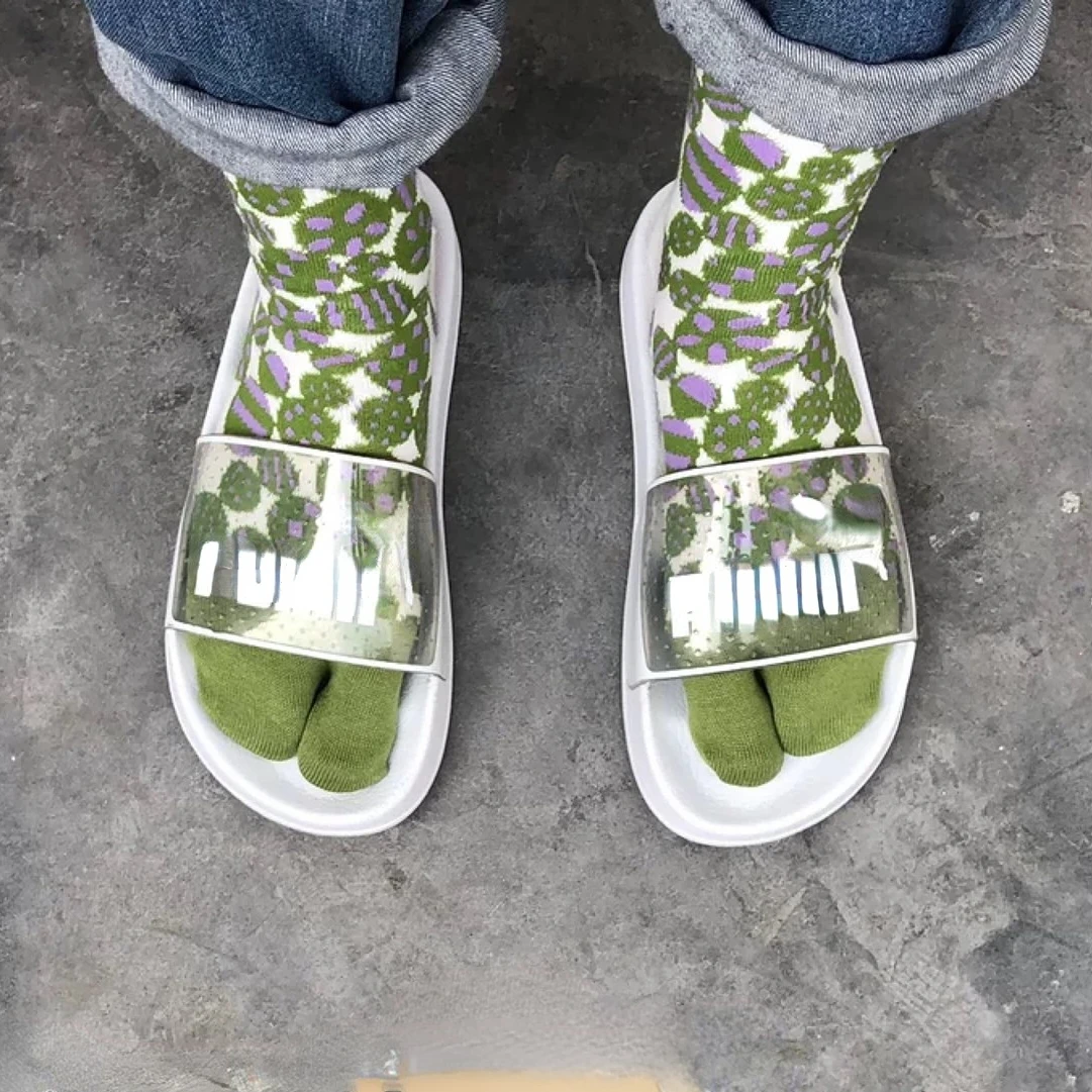 ถุงเท้าสองนิ้วเท้าน่ารักลายดอก - Toe Sock Split บทวิจารณ์และราคา