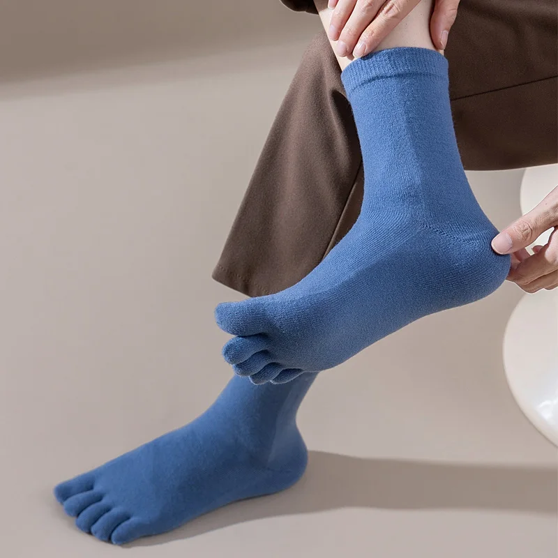 ถุงเท้าขนสัตว์ห้านิ้วแบบสั้น ห - Thermal Sock Winter บทวิจารณ์และราคา
