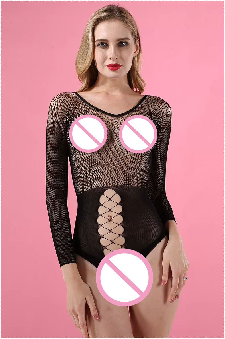 ชุดบอดี้สูทตาข่ายสีดำเซ็กซี่สำ - Fishnet Stocking Women บทวิจารณ์และราคา