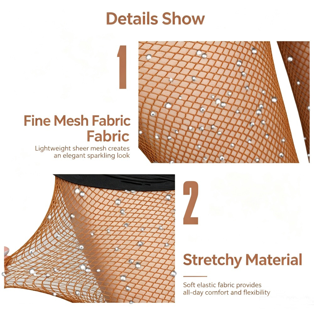 ถุงน่องตาข่ายยืดหยุ่นสูงสำหรับ - Fishnet Stocking Women บทวิจารณ์และราคา