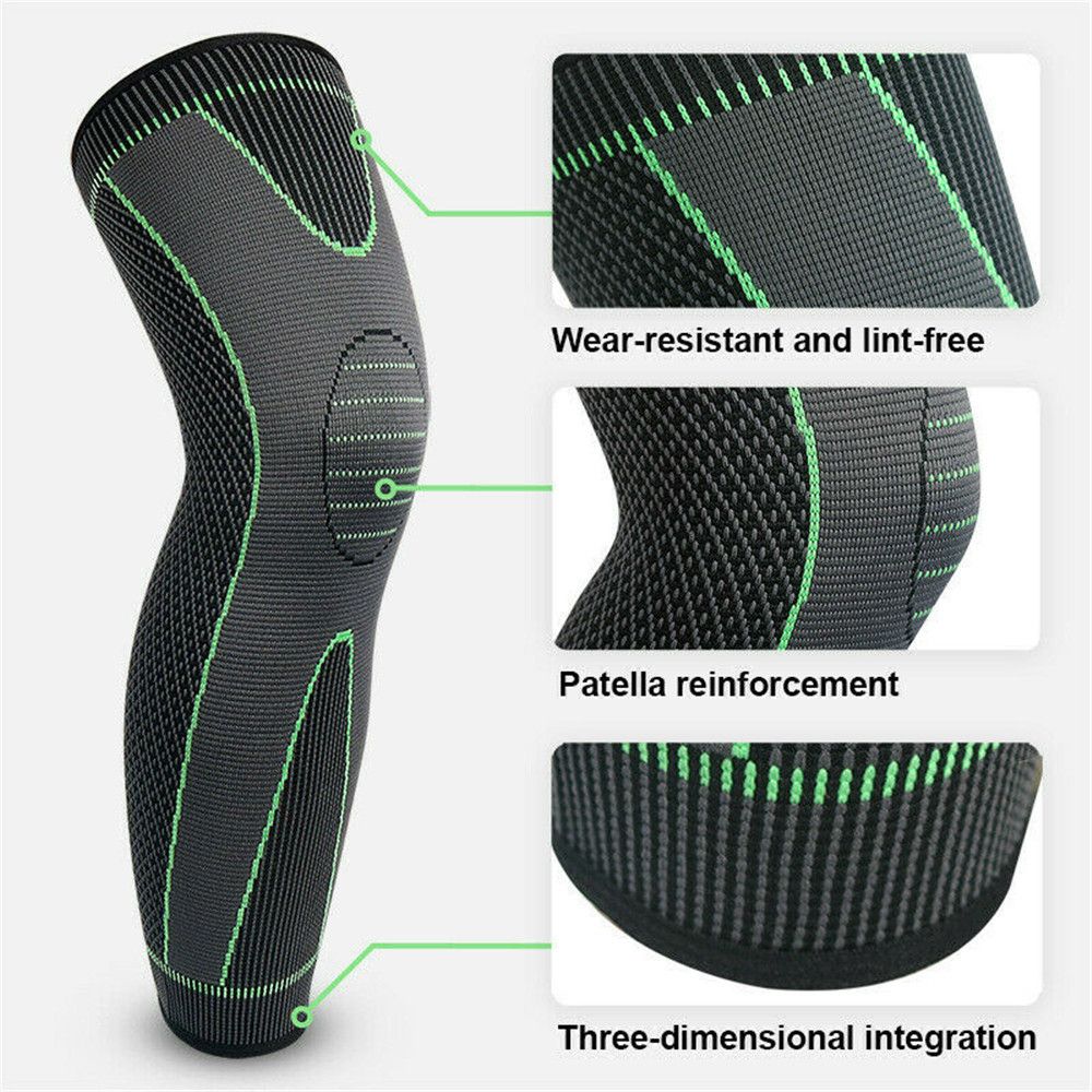 สนับเข่าสนับเข่าแผ่นรัดเข่าแบบ - Compression Sleeve Calf บทวิจารณ์และราคา