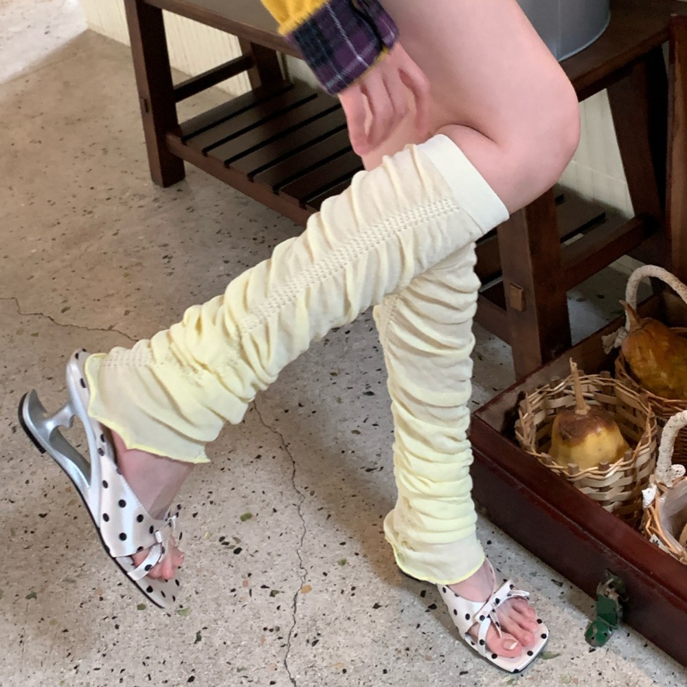 ถุงเท้าสีชมพูแบบมีระบาย ทรงหลว - Boot Sock Slouchy บทวิจารณ์และราคา