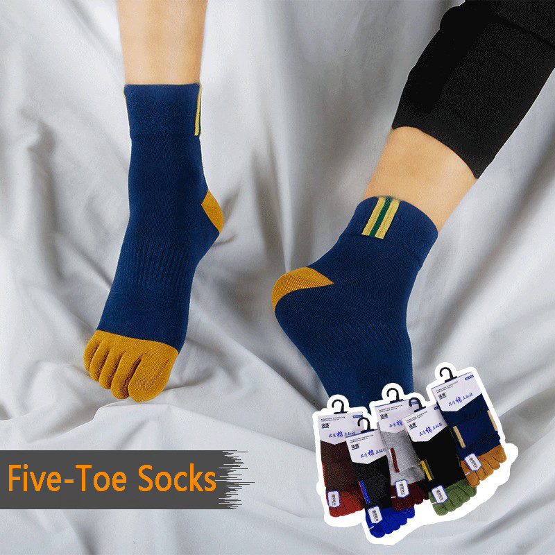 ถุงเท้าผ้าฝ้ายแบบห้านิ้วสำหรับ - Toe Sock Split บทวิจารณ์และราคา