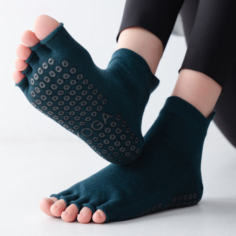 ถุงเท้าโยคะ Toe Anti-Slip ซิลิ - Grip Sock Yoga บทวิจารณ์และราคา