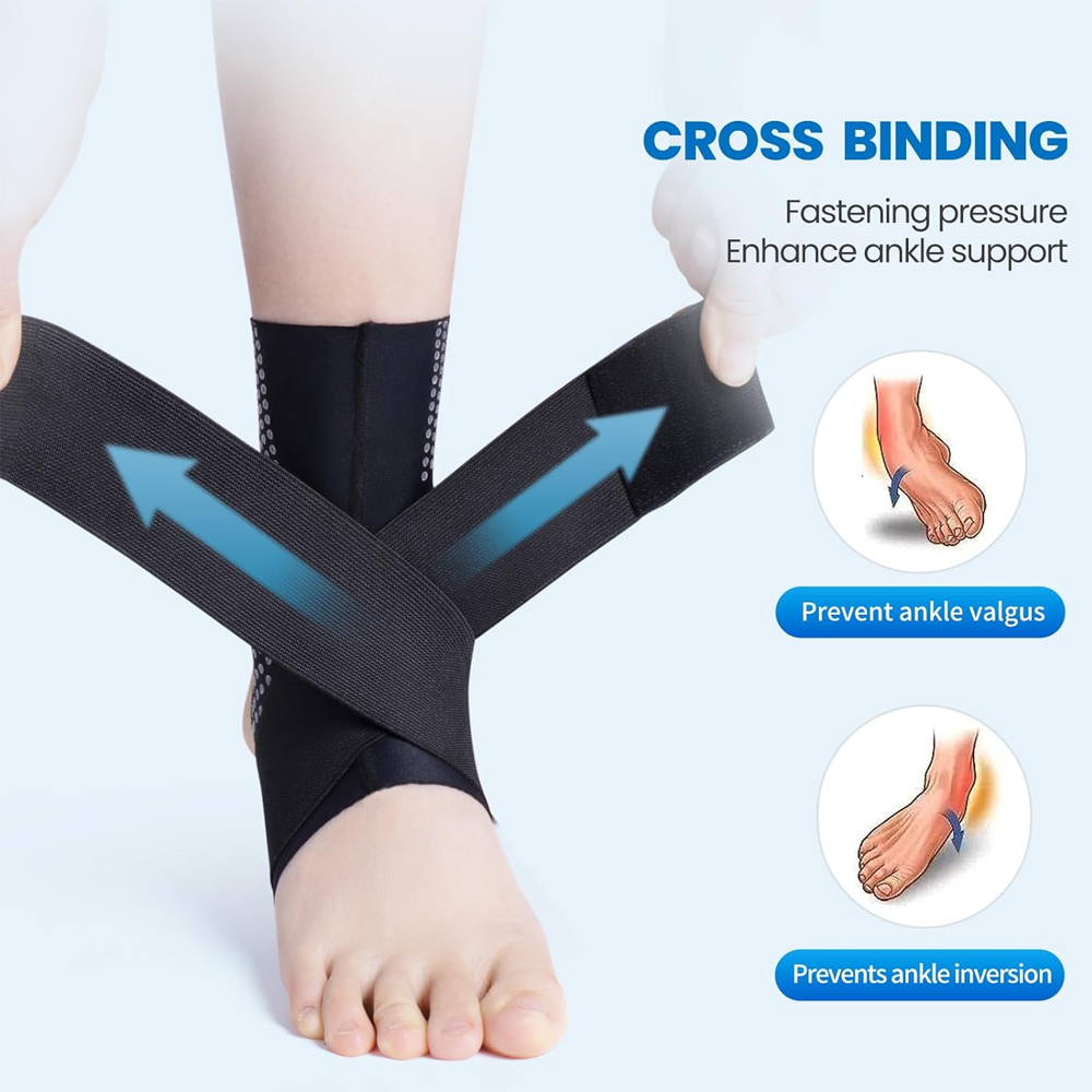 1 ชิ้นปรับการบีบอัดข้อเท้าเสื้ - Ankle Brace Sock บทวิจารณ์และราคา