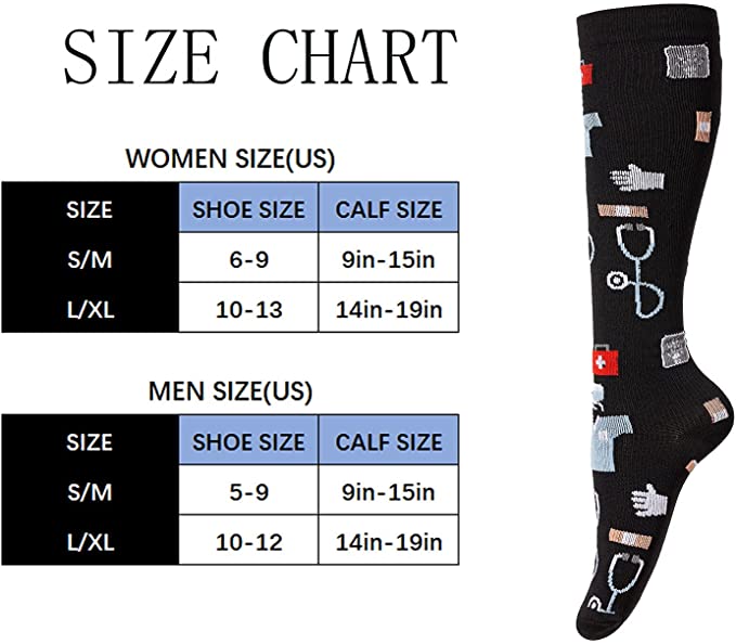 ถุงเท้าการบีบอัด 20-30 Mmhg วิ - Compression Sock Medical บทวิจารณ์และราคา