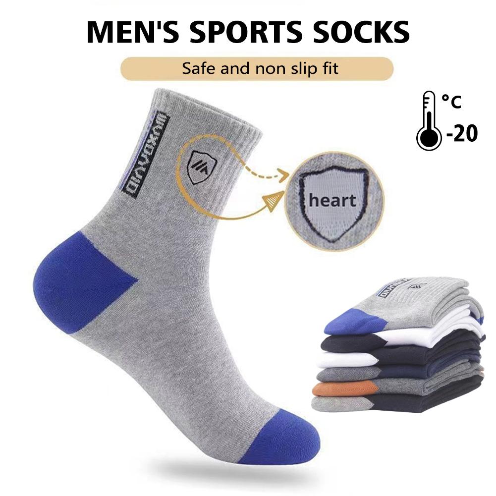 ถุงเท้าผู้ชายป้องกันกลิ่นและกั - Cotton Crew Sock Pack บทวิจารณ์และราคา
