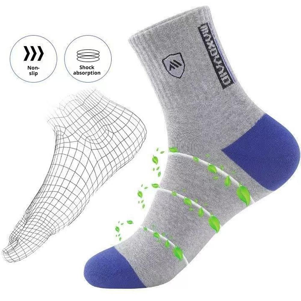 ถุงเท้าผู้ชายป้องกันกลิ่นและกั - Cotton Crew Sock Pack บทวิจารณ์และราคา