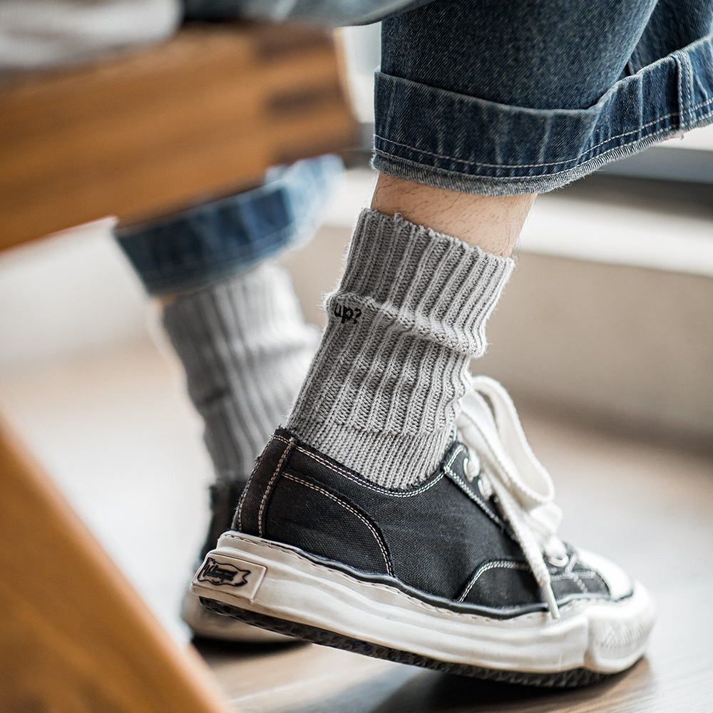 Maden 3 แพ็คคู่ Vintage เย็บปั - Cotton Crew Sock Pack บทวิจารณ์และราคา