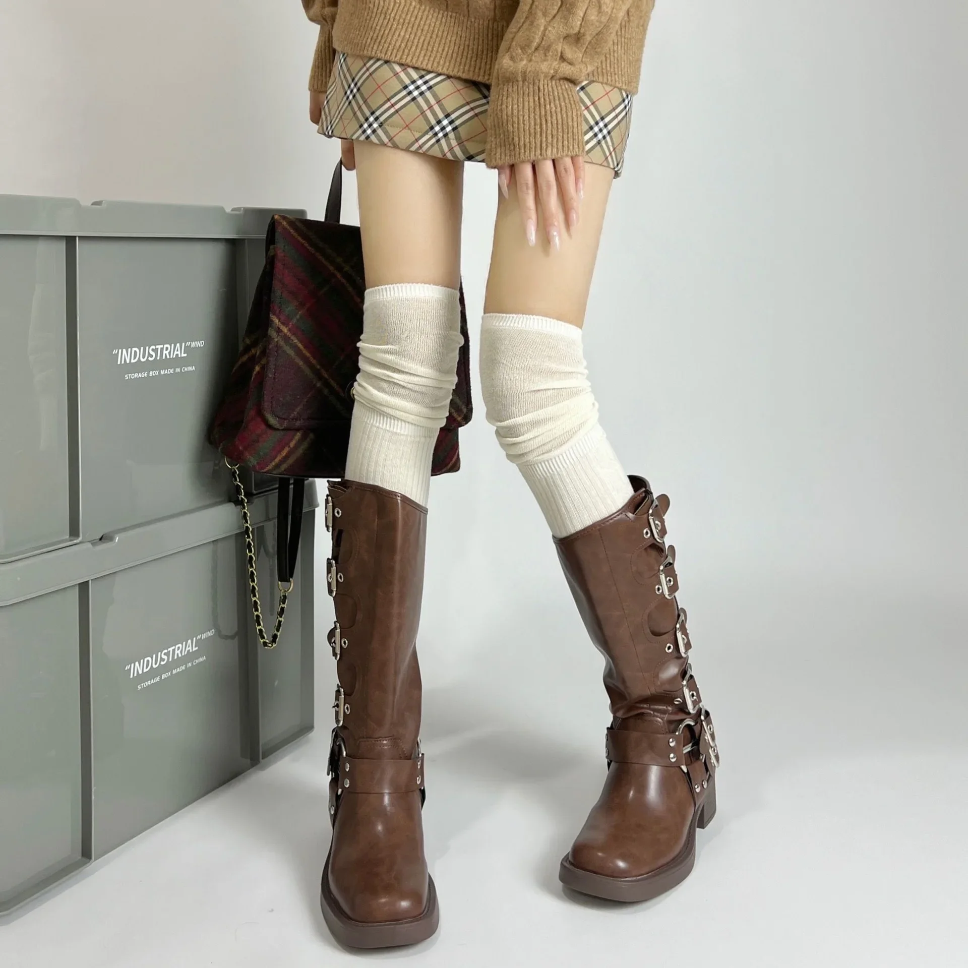 1-10 คู่ถุงเท้ายาวเหนือเข่าผู้ - Boot Sock Slouchy บทวิจารณ์และราคา