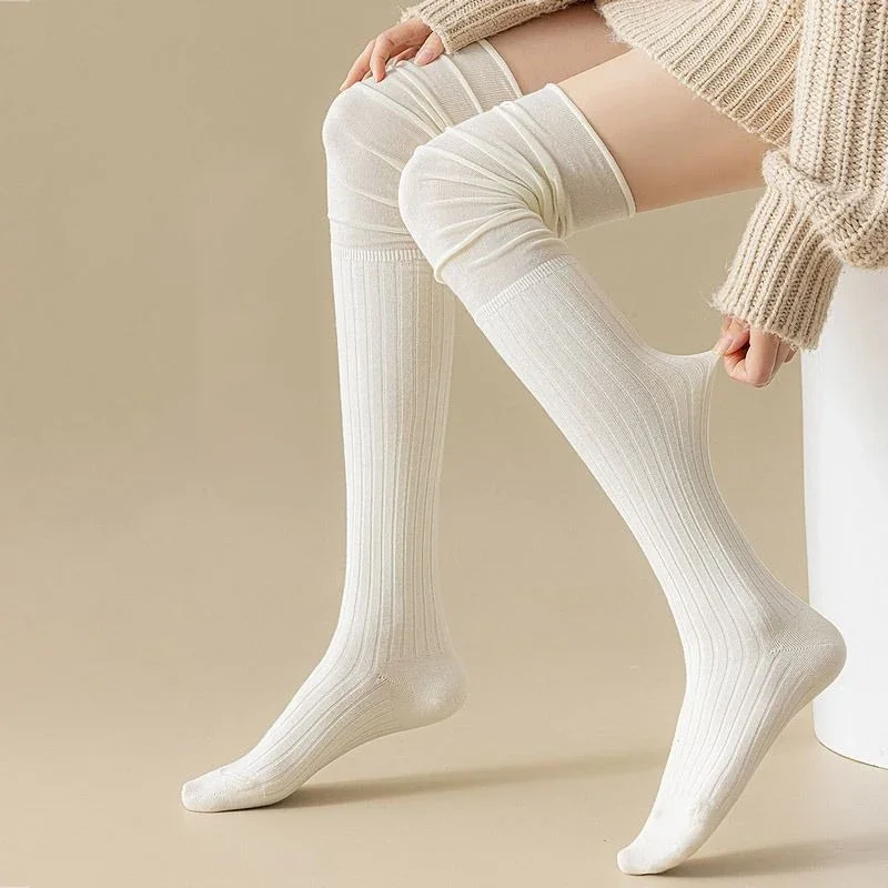 1-10 คู่ถุงเท้ายาวเหนือเข่าผู้ - Boot Sock Slouchy บทวิจารณ์และราคา