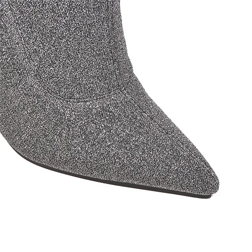 Plus ขนาดยืดเสือดาวกว่าเข่ารอง - Knee High Sock Women บทวิจารณ์และราคา
