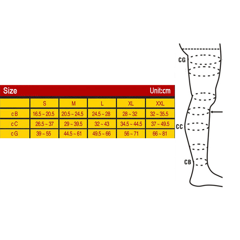S-XL ถุงน่องการบีบอัดยืดเปิดเข - Compression Sleeve Calf บทวิจารณ์และราคา