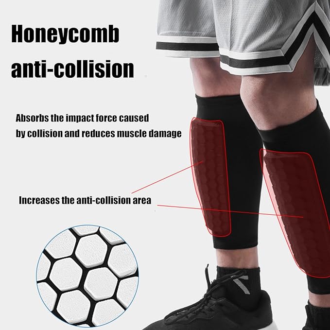 สนับแข้งฟุตบอลพร้อมปลอกแขน น้ำ - Compression Sleeve Calf บทวิจารณ์และราคา