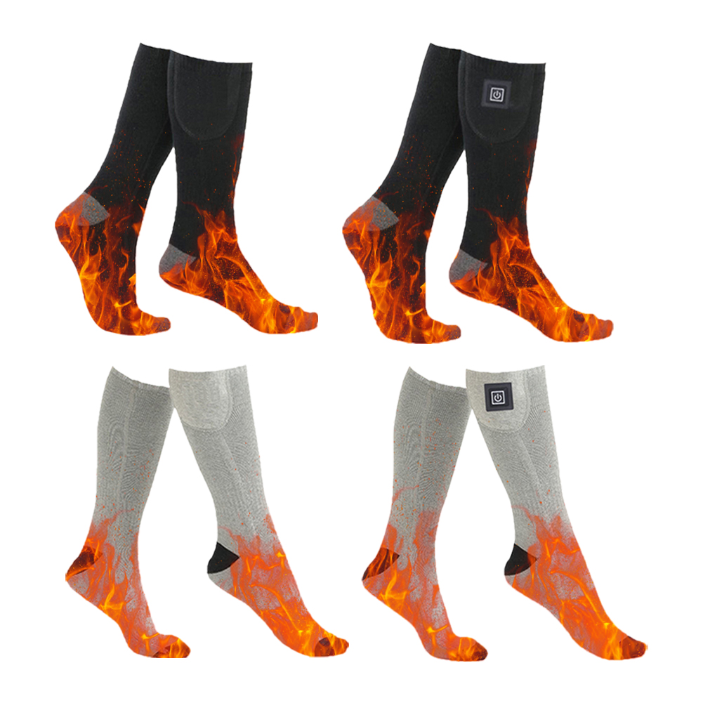 ถุงเท้าอุ่นไฟฟ้า (ไม่มีแบตเตอร - Thermal Sock Winter บทวิจารณ์และราคา
