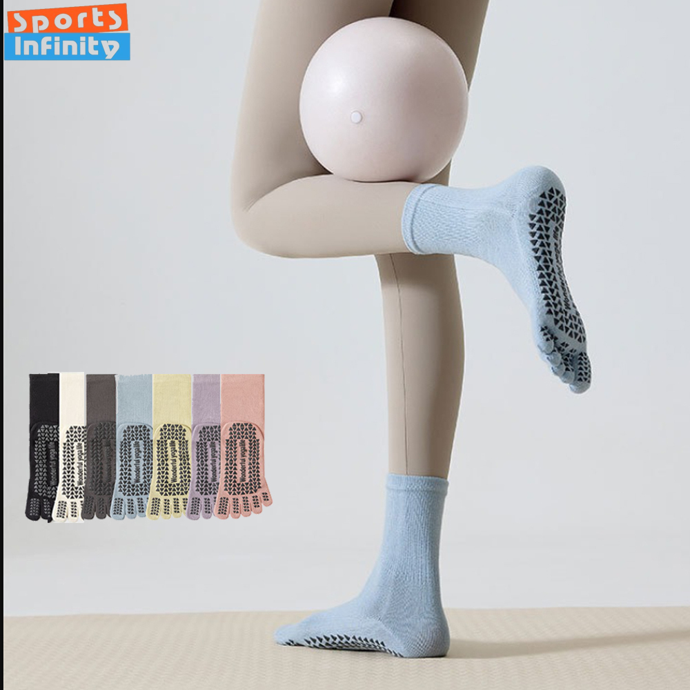 ถุงเท้าโยคะแบบห้านิ้วแยกนิ้ว ป - Toe Sock Split บทวิจารณ์และราคา
