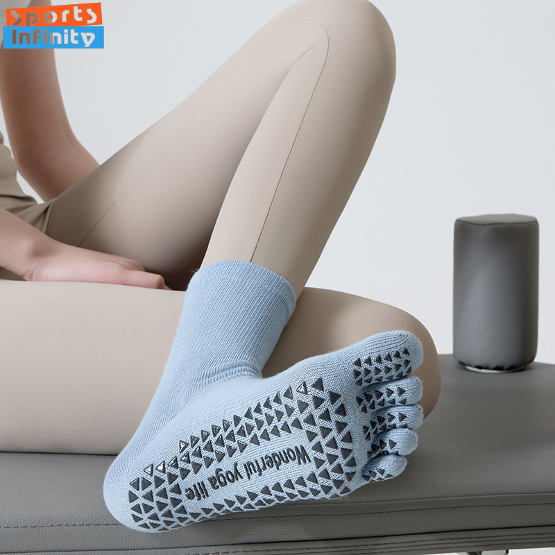 ถุงเท้าโยคะแบบห้านิ้วแยกนิ้ว ป - Toe Sock Split บทวิจารณ์และราคา