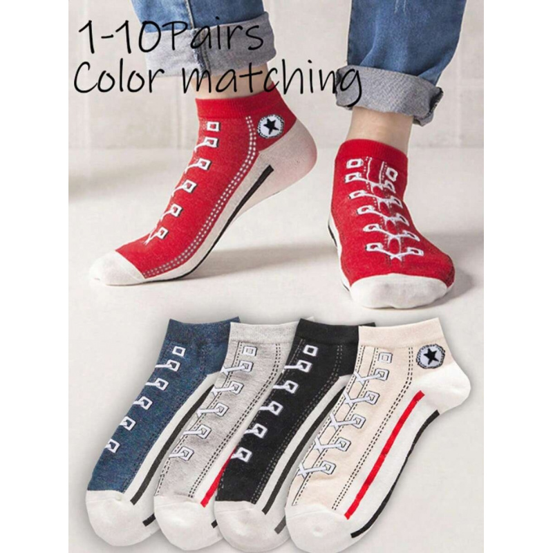 ถุงเท้าข้อสั้นระบายอากาศได้ดี  - Ankle Sock Low Cut บทวิจารณ์และราคา