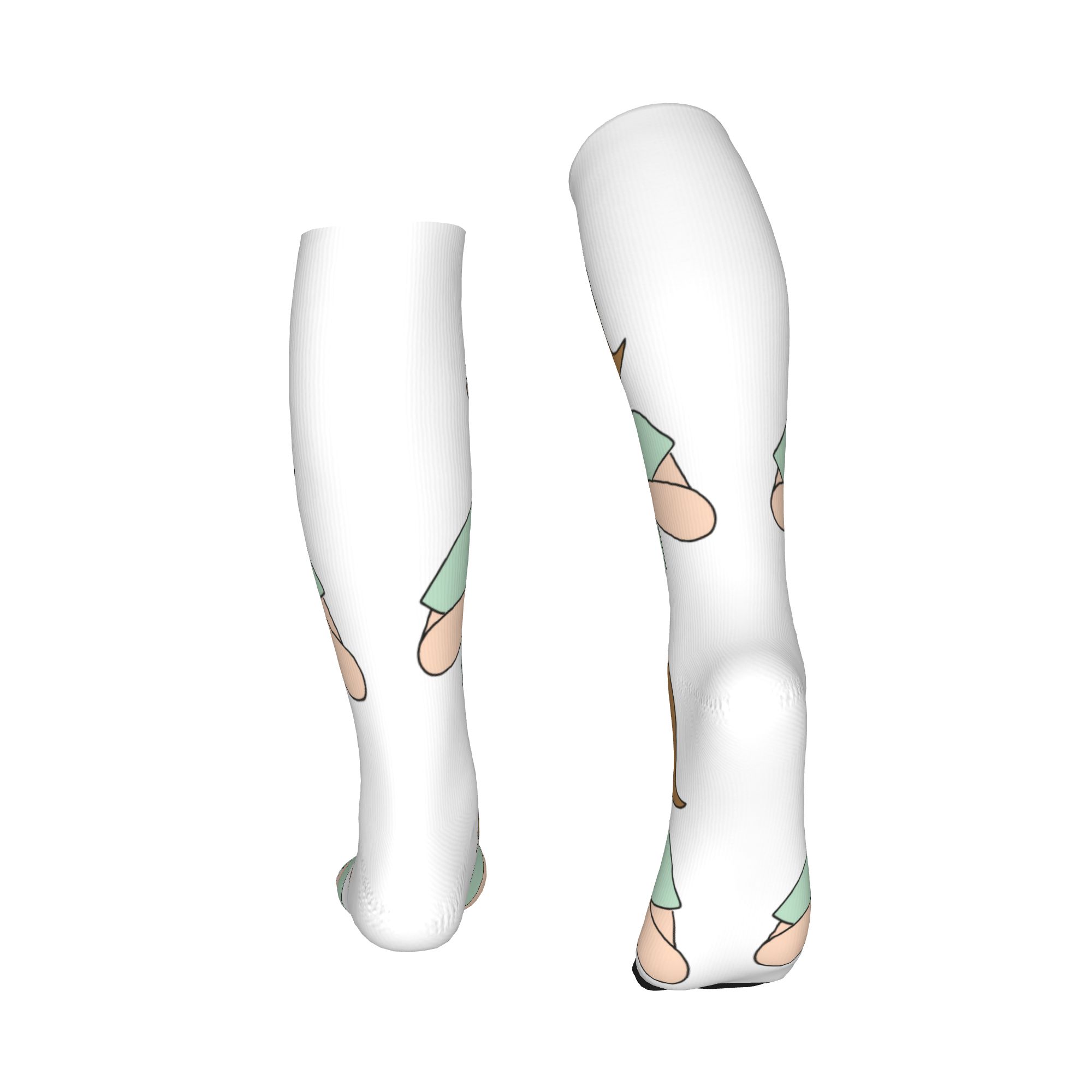 ถุงเท้าฮาราจูกุ ลายพิมพ์น่ารัก - Compression Sock Medical บทวิจารณ์และราคา