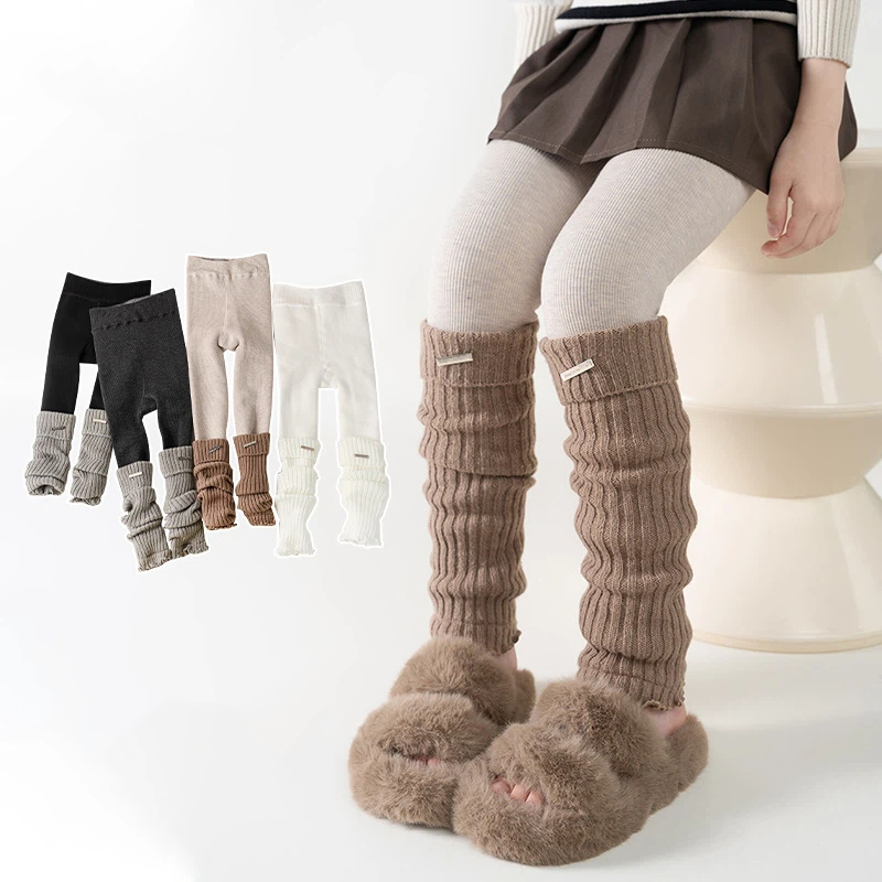 กางเกงเลกกิ้งเด็กแบบหนาบุขนแกะ - Boot Sock Slouchy บทวิจารณ์และราคา