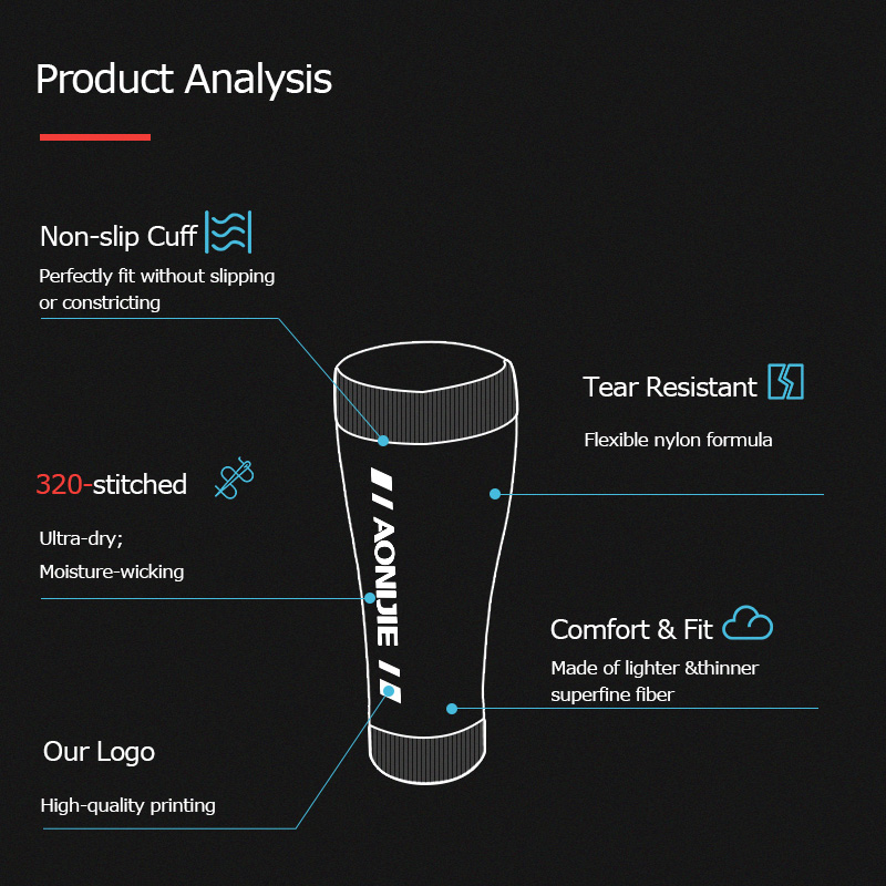 AONIJIE E4405 ถักการบีบอัดขาลู - Compression Sleeve Calf บทวิจารณ์และราคา