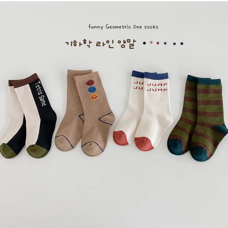 3-12T ถุงเท้าเด็กฤดูใบไม้ผลิแฟ - Cotton Crew Sock Pack บทวิจารณ์และราคา