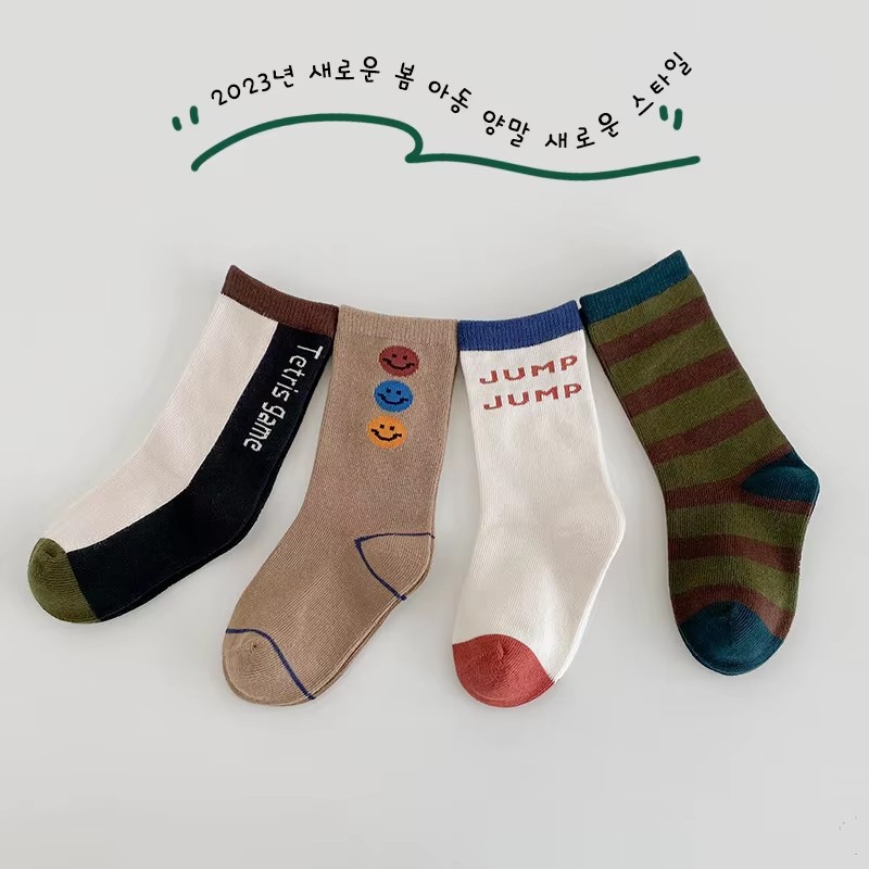 3-12T ถุงเท้าเด็กฤดูใบไม้ผลิแฟ - Cotton Crew Sock Pack บทวิจารณ์และราคา