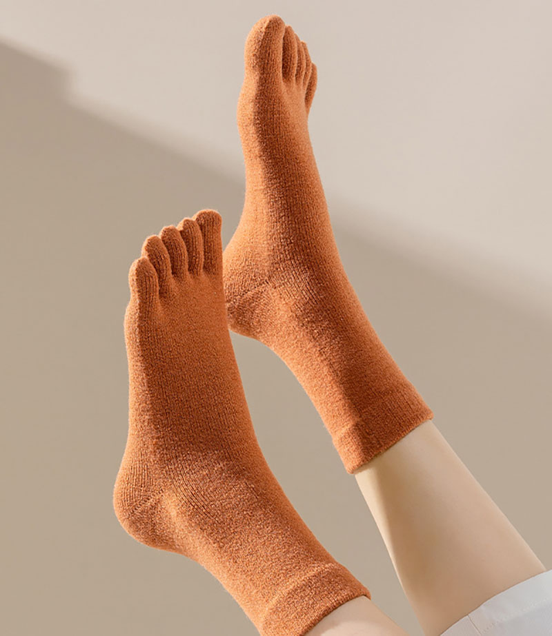 ถุงเท้าห้านิ้วแคชเมียร์หนานุ่ม - Toe Sock Split บทวิจารณ์และราคา