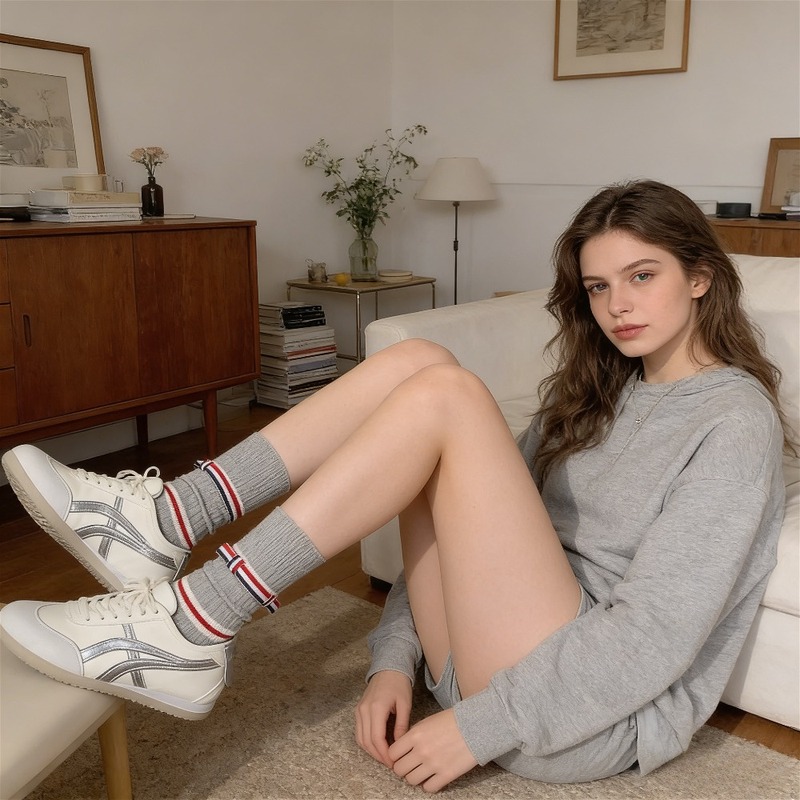 ถุงเท้าผู้หญิง 3 คู่ ผ้าฝ้ายหว - Cotton Crew Sock Pack บทวิจารณ์และราคา