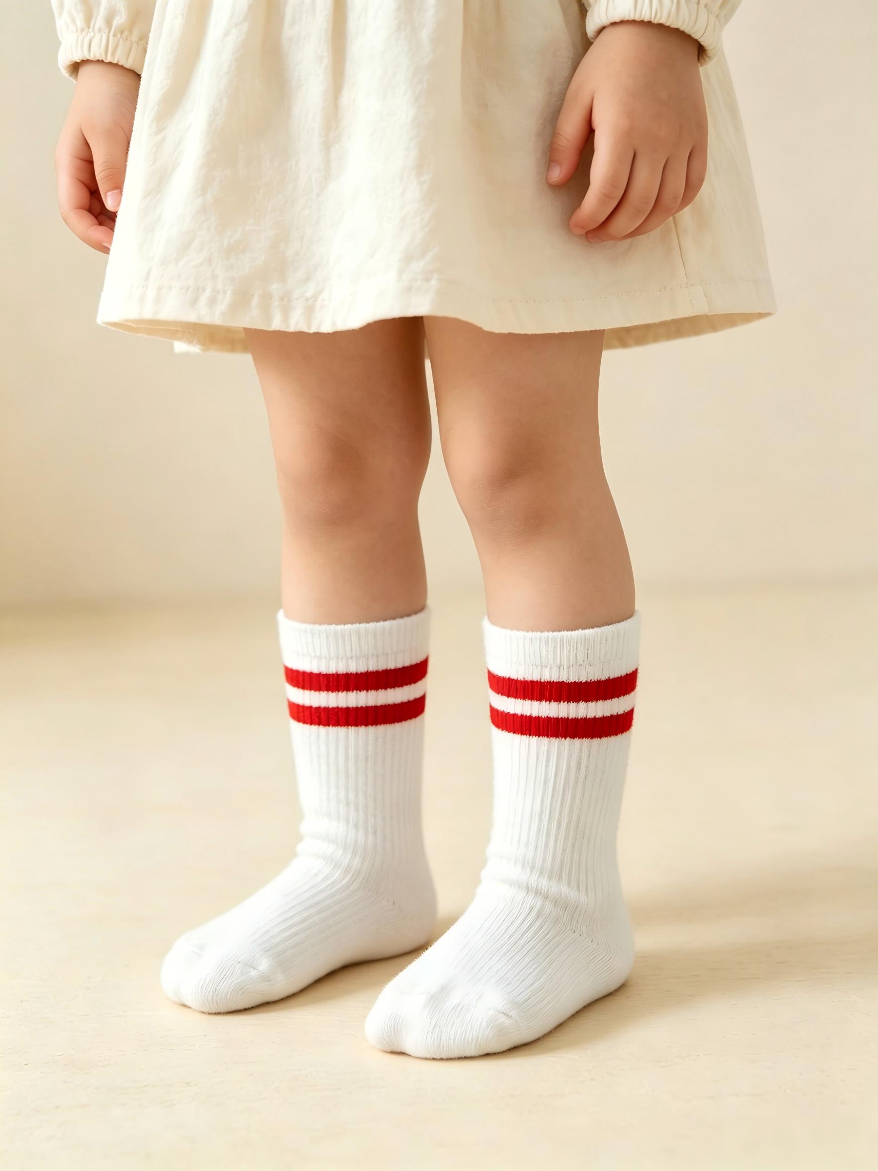 ถุงเท้าเด็กทารกและเด็กเล็ก ลาย - Cotton Crew Sock Pack บทวิจารณ์และราคา