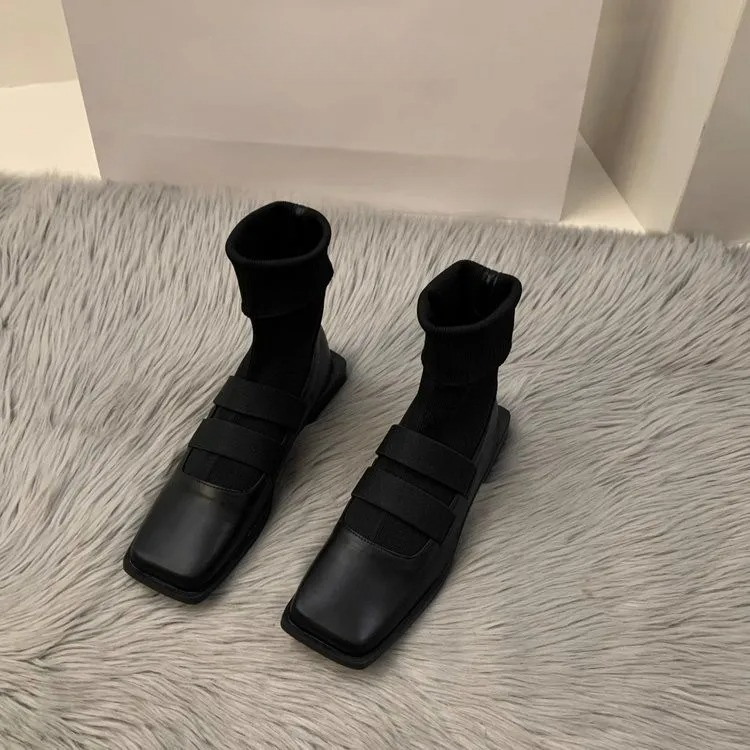 สไตล์อังกฤษสแควร์ถักถุงเท้ารอง - No Show Sock Women บทวิจารณ์และราคา
