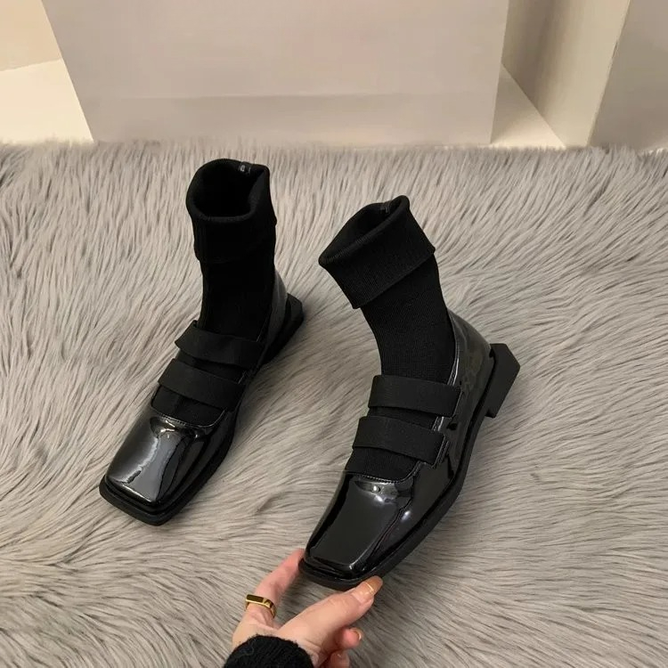 สไตล์อังกฤษสแควร์ถักถุงเท้ารอง - No Show Sock Women บทวิจารณ์และราคา
