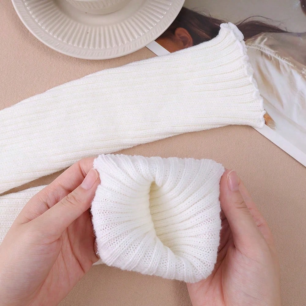 ถุงเท้ากันหนาวแบบยาว 70 ซม. 2  - Boot Sock Slouchy บทวิจารณ์และราคา