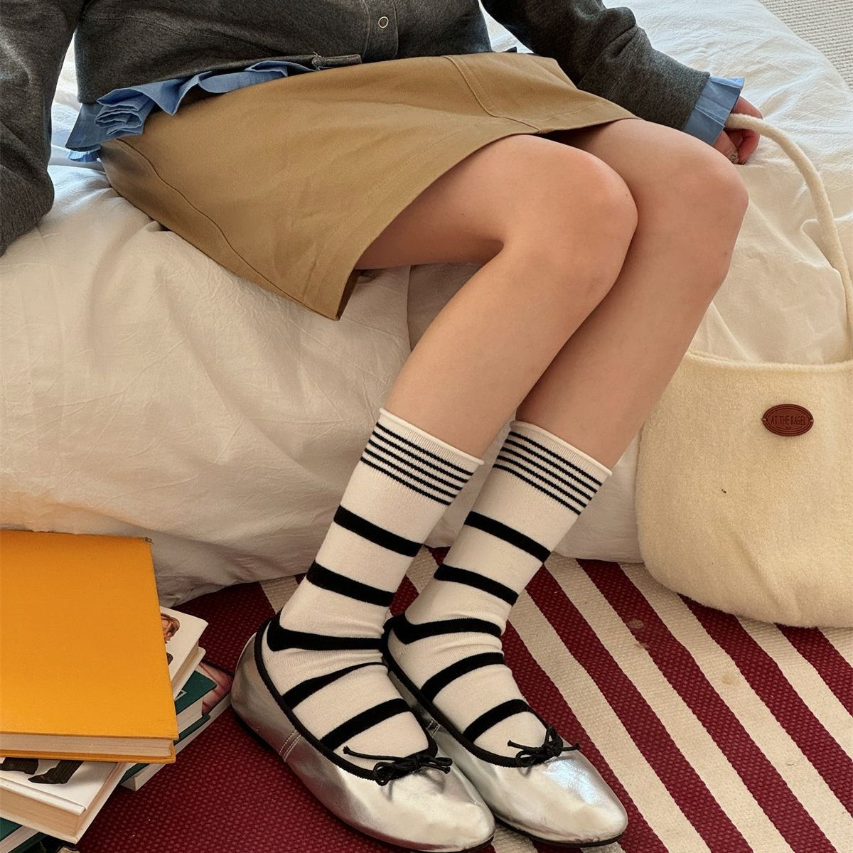 SP & CITY เกาหลีฤดูหนาวลายขนสั - Silk Sock Bamboo บทวิจารณ์และราคา