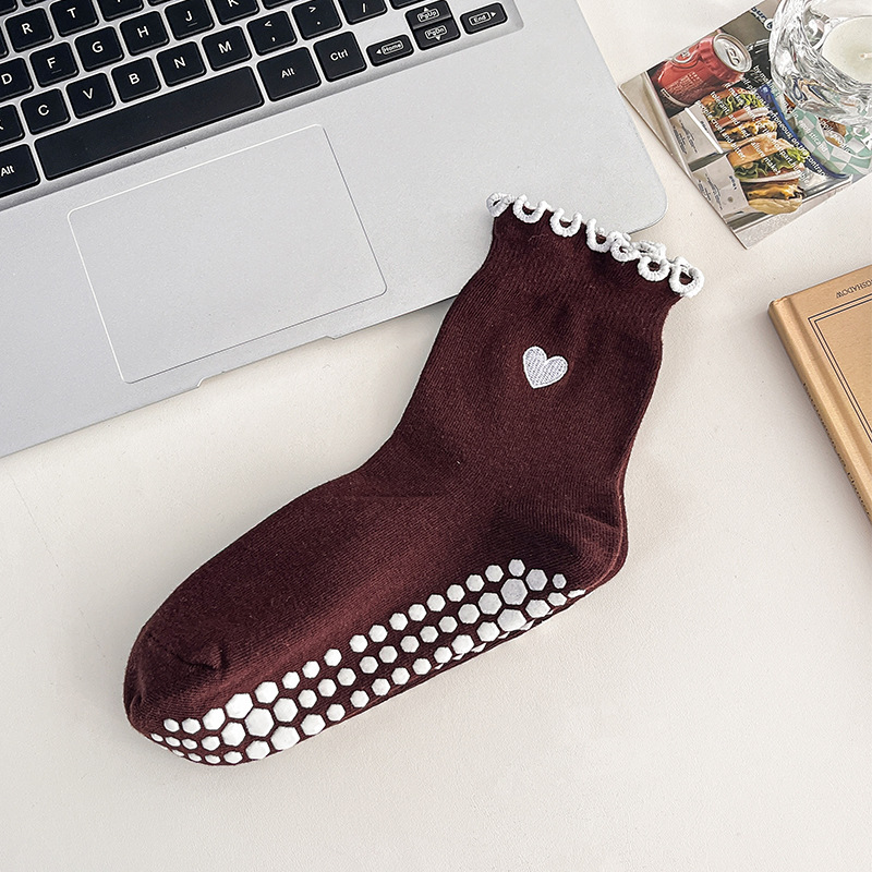 ถุงเท้าโยคะลายหัวใจสำหรับผู้หญ - Grip Sock Yoga บทวิจารณ์และราคา