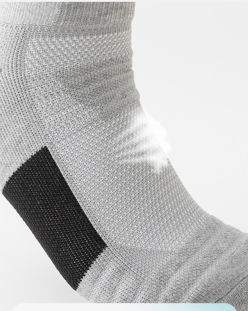 ถุงเท้าเทอร์รี่ตาข่ายระบายอากา - Athletic Sock Cushion บทวิจารณ์และราคา