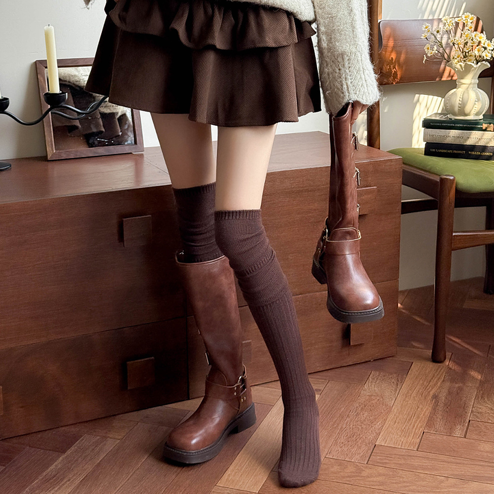 ถุงเท้ายาวพิเศษสำหรับผู้หญิง ถ - Boot Sock Slouchy บทวิจารณ์และราคา