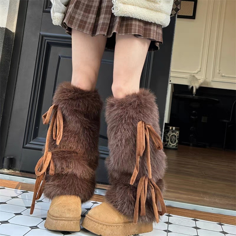 ที่อุ่นขาขนเฟอร์เทียมสำหรับผู้ - Boot Sock Slouchy บทวิจารณ์และราคา