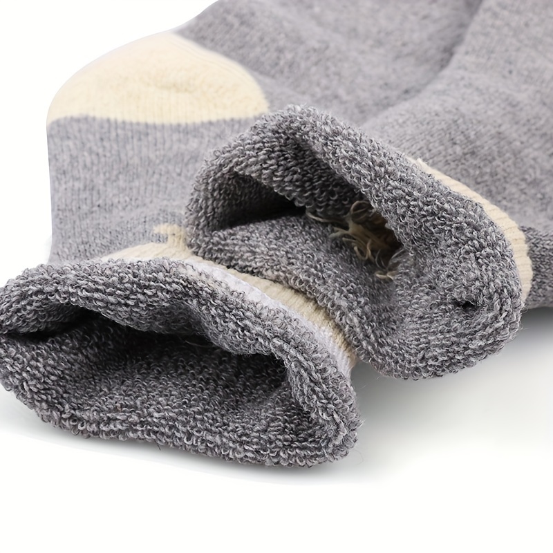 ถุงเท้ากันหนาวแบบหนา 5 คู่ ถุง - Thermal Sock Winter บทวิจารณ์และราคา