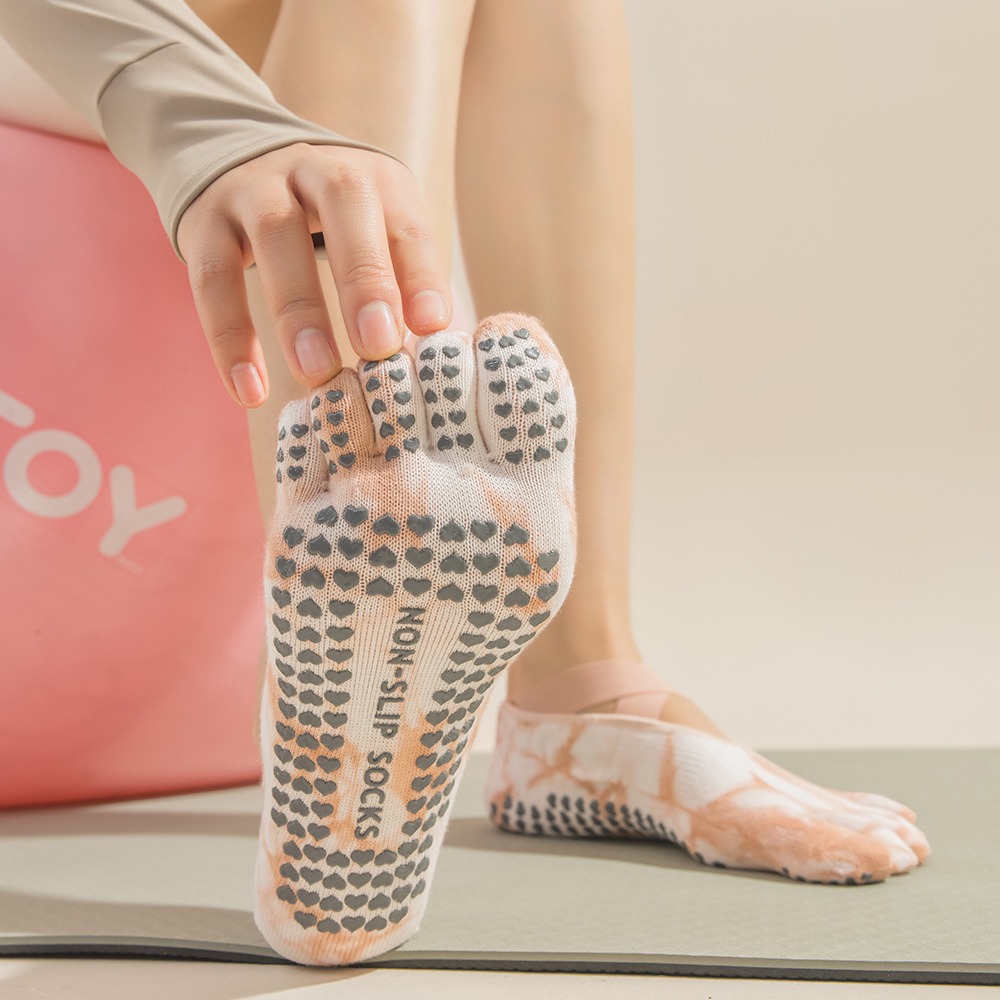 ถุงเท้าโยคะแบบมีสายรัดห้านิ้วส - Grip Sock Yoga บทวิจารณ์และราคา